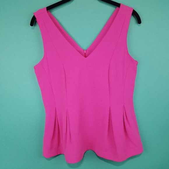 Ann Taylor Other - Ann Taylor Fuchsia Sleeveless Top